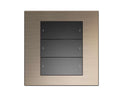 GreenControls KNX Aurora, 3fold, BROWN