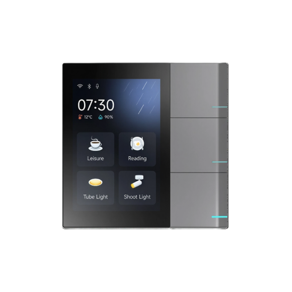 GreenControls KNX Smart Touch Panel S3 - KNX Secure, GREY
