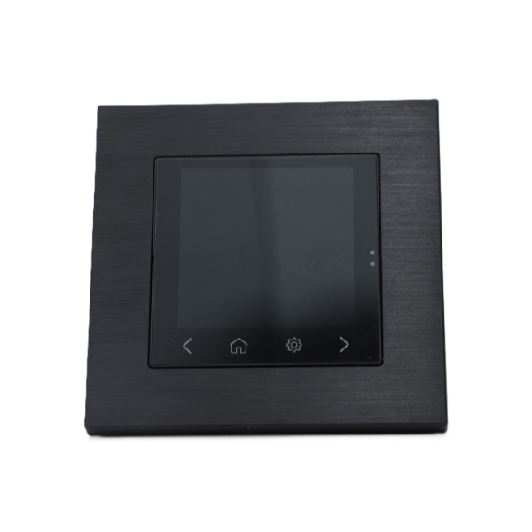 GreenControls Touch Panel Mini 2.6inch, BLACK FRAME, ALUMINIUM