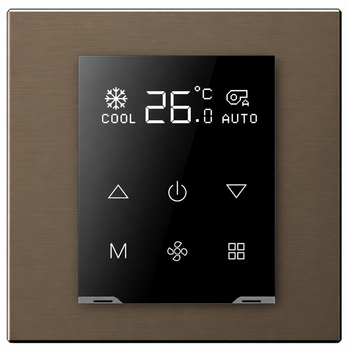 KNX Aurora Thermostat, BROWN