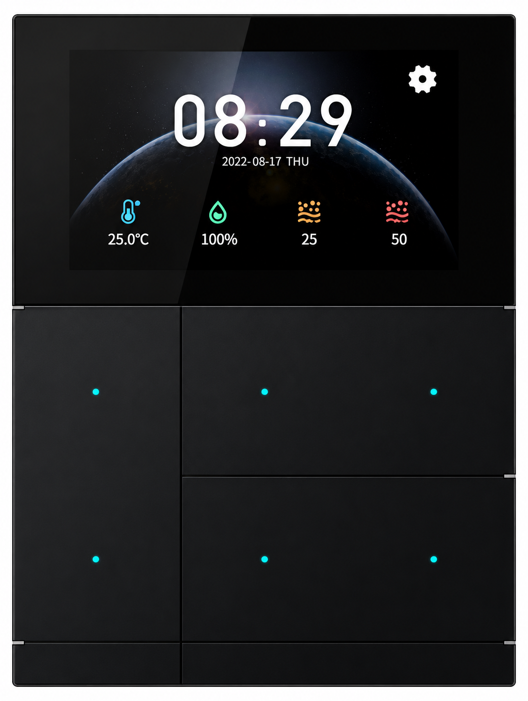 KNX Waltz Touch + Pad, Secure, BLACK