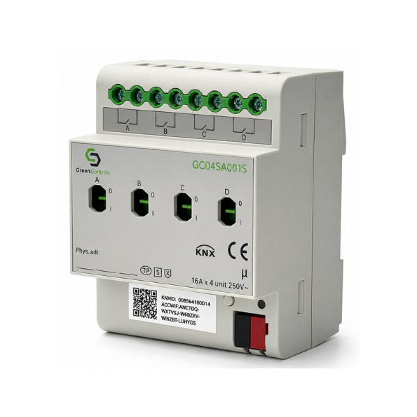 Switching Actuator, 4 channel, 16A, Secure