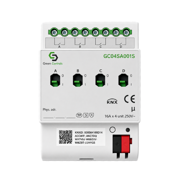 Switching Actuator, 4 channel, 16A, Secure
