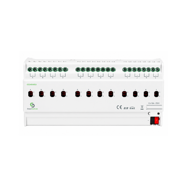GreenControls Switching Actuator, 12 channel, 16A