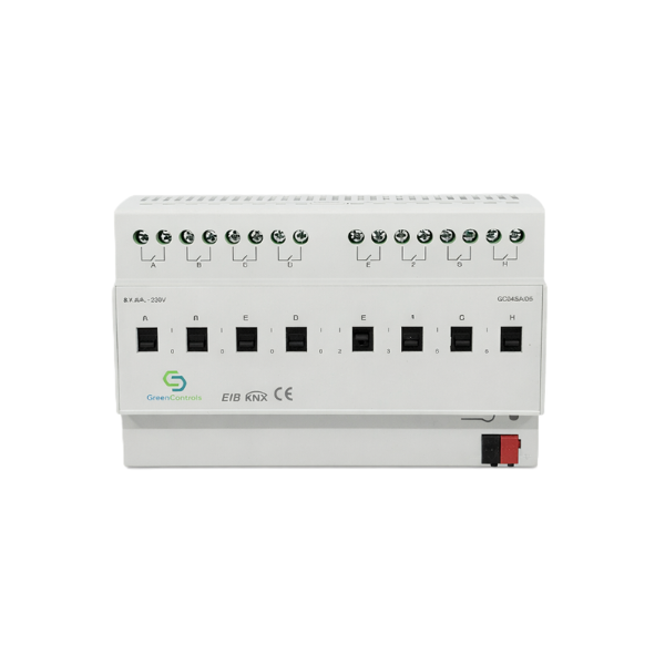 GreenControls Switching Actuator, 8 channel, 20A with Current Detection