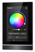Touch Panel 5 inch, BLACK FRAME – front view
