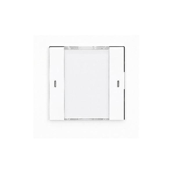 GreenControls 1 Fold Push Button, WHITE, no frame