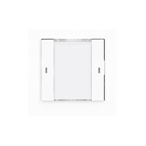GreenControls 1 Fold Push Button, WHITE, no frame