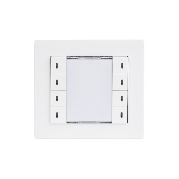 GreenControls 4 Fold Push Button, WHITE, no frame