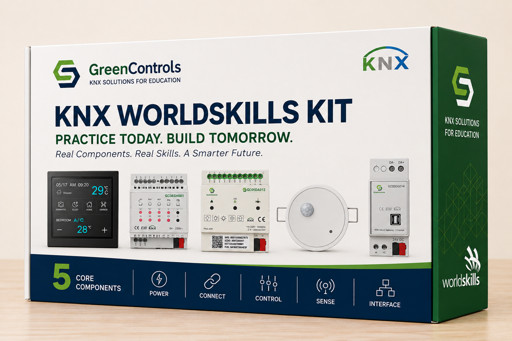 GreenControls KNX WorldSkills Kit closed box