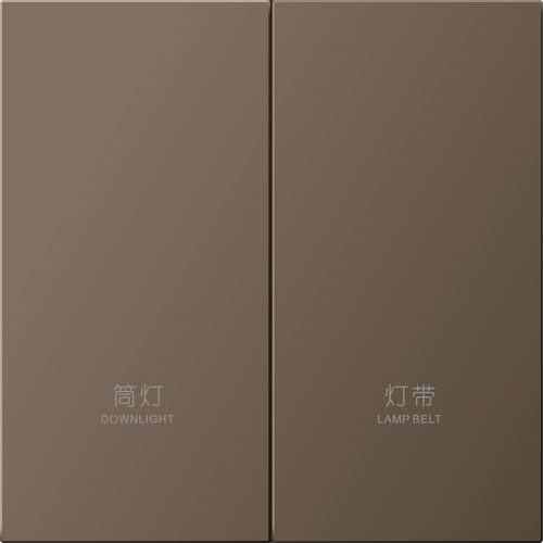 2-Fold 4-Button Panel