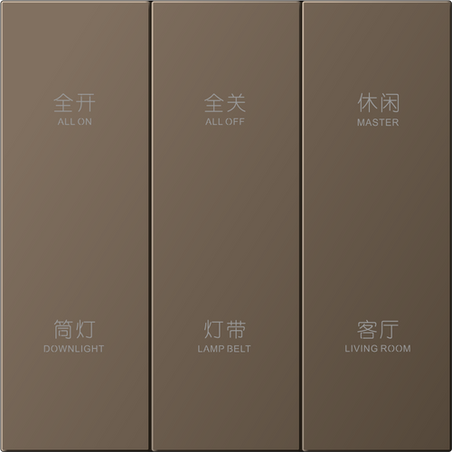 3-Fold 6-Button Panel