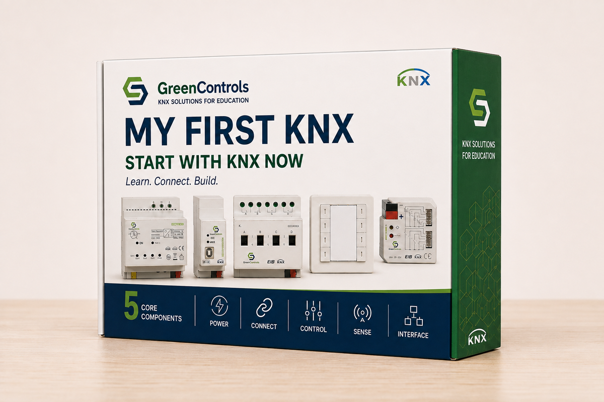 GreenControls My First KNX Starter Kit closed box