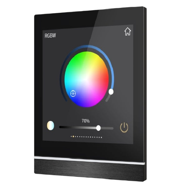 GreenControls KNX Smart Touch Panel V40s, 4, BLACK FRAME